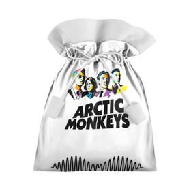 Подарочный 3D мешок с принтом Arctic Monkeys 2 в Курске, 100% полиэстер | Размер: 29*39 см | am | arctic | arctic monkeys | monkeys | rock | алекс тёрнер | амы | арктические мартышки | джейми кук | мартышки | мэтт хелдерс. ам | ник омэлли | ник о’мэлли | рок
