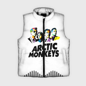 Женский жилет утепленный 3D с принтом Arctic Monkeys 2 в Курске,  |  | am | arctic | arctic monkeys | monkeys | rock | алекс тёрнер | амы | арктические мартышки | джейми кук | мартышки | мэтт хелдерс. ам | ник омэлли | ник о’мэлли | рок