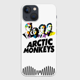 Чехол для iPhone 13 mini с принтом Arctic Monkeys 2 в Курске,  |  | am | arctic | arctic monkeys | monkeys | rock | алекс тёрнер | амы | арктические мартышки | джейми кук | мартышки | мэтт хелдерс. ам | ник омэлли | ник о’мэлли | рок