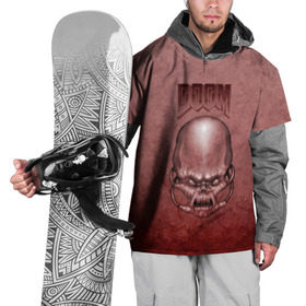 Накидка на куртку 3D с принтом Демон (Doom classic) в Курске, 100% полиэстер |  | Тематика изображения на принте: розовый | скелет | череп