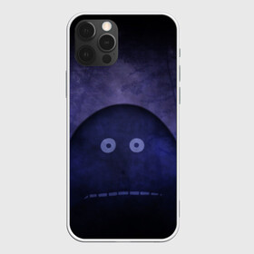 Чехол для iPhone 12 Pro с принтом Мора в лесу в Курске, силикон | область печати: задняя сторона чехла, без боковых панелей | Тематика изображения на принте: глаза | лес | муми тролль | туман