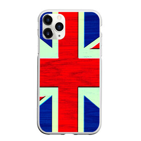 Чехол для iPhone 11 Pro матовый с принтом Англия в Курске, Силикон |  | англия | модные | популярные | прикольные | стена | флаг