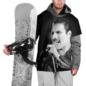 Накидка на куртку 3D с принтом Фредди Меркьюри в Курске, 100% полиэстер |  | Тематика изображения на принте: freddie mercury | queen. | автор песен | британский | вокалист | певец | рок группа | фредди меркьюри