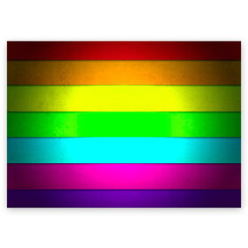 Поздравительная открытка с принтом Rainbow в Курске, 100% бумага | плотность бумаги 280 г/м2, матовая, на обратной стороне линовка и место для марки
 | 