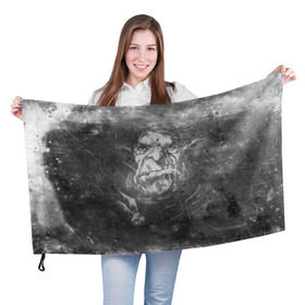 Флаг 3D с принтом Тролль в Курске, 100% полиэстер | плотность ткани — 95 г/м2, размер — 67 х 109 см. Принт наносится с одной стороны | troll | тролль