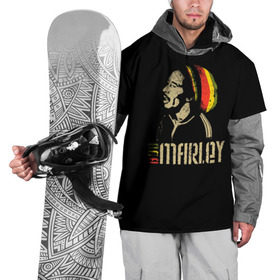 Накидка на куртку 3D с принтом Bob Marley в Курске, 100% полиэстер |  | Тематика изображения на принте: bob marley | боб марли | музыка | регги | ямайка