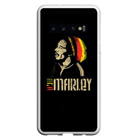 Чехол для Samsung Galaxy S10 с принтом Bob Marley в Курске, Силикон | Область печати: задняя сторона чехла, без боковых панелей | Тематика изображения на принте: bob marley | боб марли | музыка | регги | ямайка