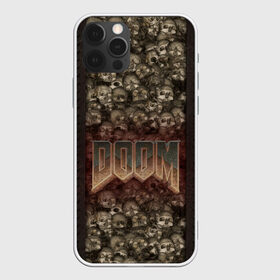 Чехол для iPhone 12 Pro Max с принтом Doom classik 2 в Курске, Силикон |  | Тематика изображения на принте: заклепки | метал | череп