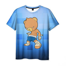 Мужская футболка 3D с принтом Muay thai 2 в Курске, 100% полиэфир | прямой крой, круглый вырез горловины, длина до линии бедер | muay thai