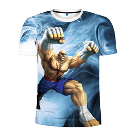 Мужская футболка 3D спортивная с принтом Muay thai 3 в Курске, 100% полиэстер с улучшенными характеристиками | приталенный силуэт, круглая горловина, широкие плечи, сужается к линии бедра | muay thai