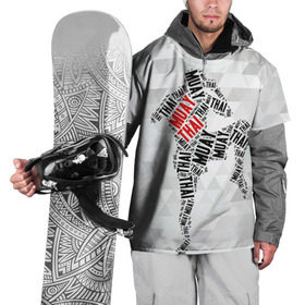 Накидка на куртку 3D с принтом Muay thai 5 в Курске, 100% полиэстер |  | Тематика изображения на принте: muay thai
