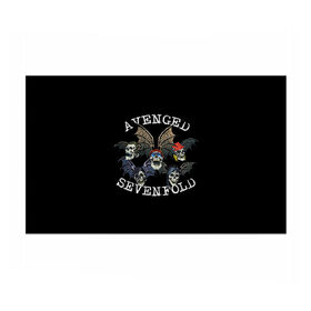 Бумага для упаковки 3D с принтом Avenged Sevenfold в Курске, пластик и полированная сталь | круглая форма, металлическое крепление в виде кольца | avenged sevenfold