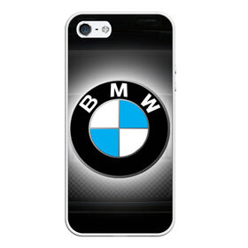 Чехол для iPhone 5/5S матовый с принтом BMW в Курске, Силикон | Область печати: задняя сторона чехла, без боковых панелей | bmw | бмв | лого | логотип