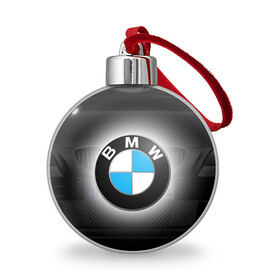 Ёлочный шар с принтом BMW в Курске, Пластик | Диаметр: 77 мм | bmw | бмв | лого | логотип