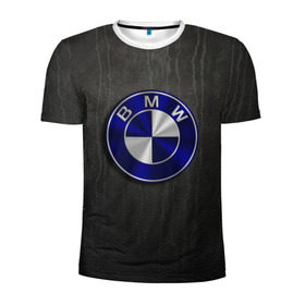 Мужская футболка 3D спортивная с принтом bmw в Курске, 100% полиэстер с улучшенными характеристиками | приталенный силуэт, круглая горловина, широкие плечи, сужается к линии бедра | bmw | бмв | лого | логотип