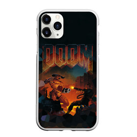Чехол для iPhone 11 Pro матовый с принтом Doom 2 в Курске, Силикон |  | минотавр