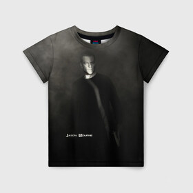 Детская футболка 3D с принтом Jason Bourne в Курске, 100% гипоаллергенный полиэфир | прямой крой, круглый вырез горловины, длина до линии бедер, чуть спущенное плечо, ткань немного тянется | 2016 | джейсон борн | кино | мэтт дэймон