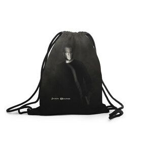 Рюкзак-мешок 3D с принтом Jason Bourne в Курске, 100% полиэстер | плотность ткани — 200 г/м2, размер — 35 х 45 см; лямки — толстые шнурки, застежка на шнуровке, без карманов и подкладки | 2016 | джейсон борн | кино | мэтт дэймон
