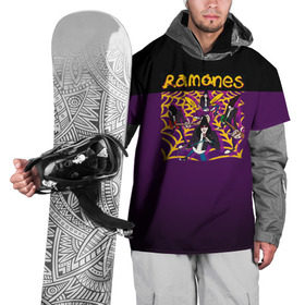 Накидка на куртку 3D с принтом Ramones 4 в Курске, 100% полиэстер |  | joey ramone | punk | джоуи рамон | панк | рамонез | рамонес