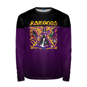 Мужской лонгслив 3D с принтом Ramones 4 в Курске, 100% полиэстер | длинные рукава, круглый вырез горловины, полуприлегающий силуэт | joey ramone | punk | джоуи рамон | панк | рамонез | рамонес