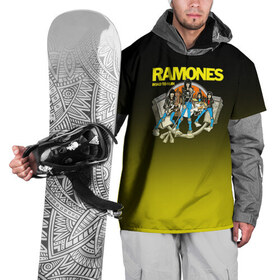Накидка на куртку 3D с принтом Ramones 6 в Курске, 100% полиэстер |  | 