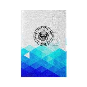 Обложка для паспорта матовая кожа с принтом Ramones 7 в Курске, натуральная матовая кожа | размер 19,3 х 13,7 см; прозрачные пластиковые крепления | Тематика изображения на принте: joey ramone | punk | джоуи рамон | панк | рамонез | рамонес