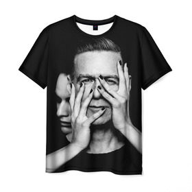Мужская футболка 3D с принтом Брайан Адамс в Курске, 100% полиэфир | прямой крой, круглый вырез горловины, длина до линии бедер | bryan adams | автор | брайан адамс | гитарист | исполнитель песен | канадский | рок музыкант