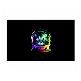 Бумага для упаковки 3D с принтом Кот космонавт в Курске, пластик и полированная сталь | круглая форма, металлическое крепление в виде кольца | астронавт | звезды | космокот | космонавт | космос | кот | радуга