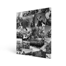 Холст квадратный с принтом Военные фото в Курске, 100% ПВХ |  | 9 мая
