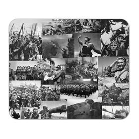 Коврик прямоугольный с принтом Военные фото в Курске, натуральный каучук | размер 230 х 185 мм; запечатка лицевой стороны | Тематика изображения на принте: 9 мая