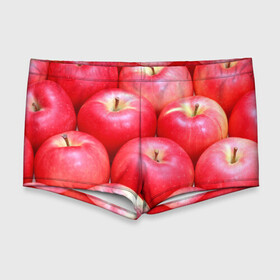Мужские купальные плавки 3D с принтом Яблоки в Курске, Полиэстер 85%, Спандекс 15% |  | Тематика изображения на принте: красные | плоды | уражай | фрукты | яблоки
