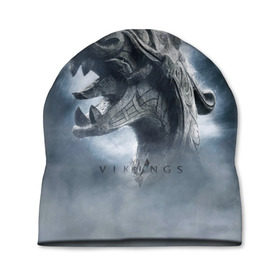 Шапка 3D с принтом Викинги в Курске, 100% полиэстер | универсальный размер, печать по всей поверхности изделия | vikings | викинги