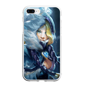 Чехол для iPhone 7Plus/8 Plus матовый с принтом Crystal Maiden в Курске, Силикон | Область печати: задняя сторона чехла, без боковых панелей | Тематика изображения на принте: crystal | dota | dota 2 | maiden | дота | дотан | кристал | кристалка | мейден | раки