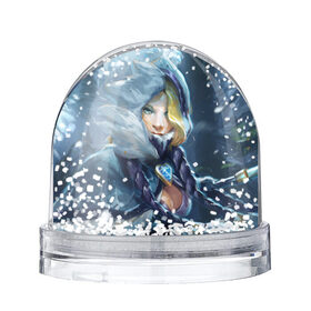 Снежный шар с принтом Crystal Maiden в Курске, Пластик | Изображение внутри шара печатается на глянцевой фотобумаге с двух сторон | Тематика изображения на принте: crystal | dota | dota 2 | maiden | дота | дотан | кристал | кристалка | мейден | раки