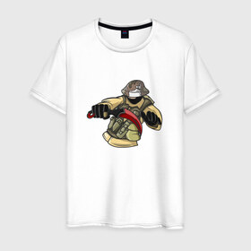 Мужская футболка хлопок с принтом Karambit CS:GO в Курске, 100% хлопок | прямой крой, круглый вырез горловины, длина до линии бедер, слегка спущенное плечо. | 