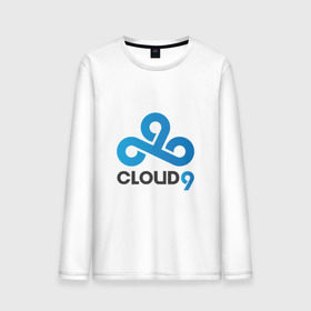Мужской лонгслив хлопок с принтом Cloud9 в Курске, 100% хлопок |  | Тематика изображения на принте: cld9