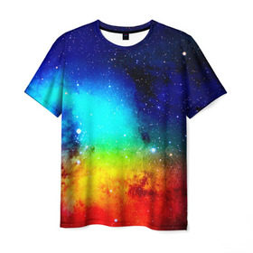 Мужская футболка 3D с принтом Grunge color в Курске, 100% полиэфир | прямой крой, круглый вырез горловины, длина до линии бедер | grunge | new | арт | гранж | краска | прикольные | цветные