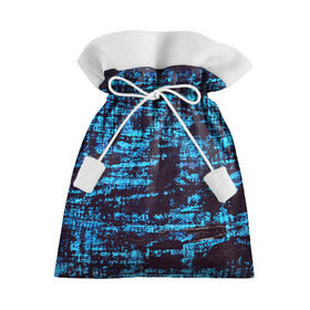 Подарочный 3D мешок с принтом Джинсовый в Курске, 100% полиэстер | Размер: 29*39 см | blue | grunge | джинсы | краска