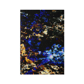 Обложка для паспорта матовая кожа с принтом Вода и огонь в Курске, натуральная матовая кожа | размер 19,3 х 13,7 см; прозрачные пластиковые крепления | Тематика изображения на принте: текстуры