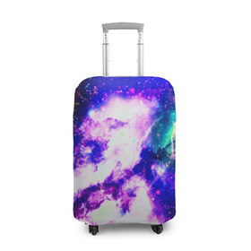 Чехол для чемодана 3D с принтом Галактика в Курске, 86% полиэфир, 14% спандекс | двустороннее нанесение принта, прорези для ручек и колес | new | вселенная | звезды | космос | новые | прикольные