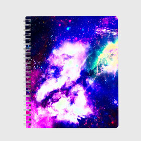 Тетрадь Галактика: в Курске, 100% бумага | 48 листов, плотность листов — 60 г/м2, плотность картонной обложки — 250 г/м2. Листы скреплены сбоку удобной пружинной спиралью. Уголки страниц и обложки скругленные. Цвет линий — светло-серый
 | new | вселенная | звезды | космос | новые | прикольные