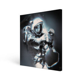 Холст квадратный с принтом Гагарин 5 в Курске, 100% ПВХ |  | Тематика изображения на принте: 12 апреля | гагарин | день космонавтики | космонавт | космонавтика | космос | юра | юрий