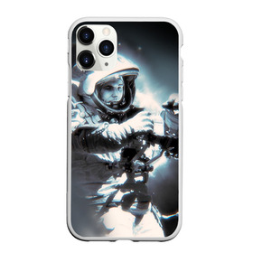 Чехол для iPhone 11 Pro матовый с принтом Гагарин 5 в Курске, Силикон |  | 12 апреля | гагарин | день космонавтики | космонавт | космонавтика | космос | юра | юрий