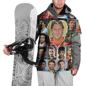 Накидка на куртку 3D с принтом Франческо Тотти - лучший в Курске, 100% полиэстер |  | francesco totti | лучший футболист | любимый игрок | сердце | франческо тотти | футбол | я люблю