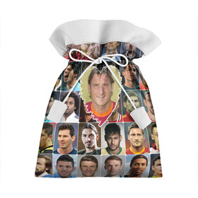 Подарочный 3D мешок с принтом Франческо Тотти - лучший в Курске, 100% полиэстер | Размер: 29*39 см | francesco totti | лучший футболист | любимый игрок | сердце | франческо тотти | футбол | я люблю
