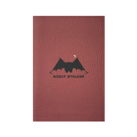 Обложка для паспорта матовая кожа с принтом Night Stalker в Курске, натуральная матовая кожа | размер 19,3 х 13,7 см; прозрачные пластиковые крепления | dota | dota 2 | night stalker | дота | дотан | раки
