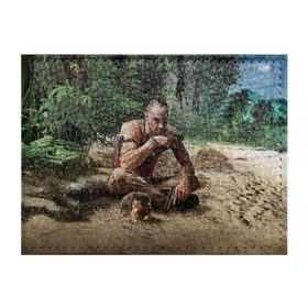 Обложка для студенческого билета с принтом Far Cry в Курске, натуральная кожа | Размер: 11*8 см; Печать на всей внешней стороне | Тематика изображения на принте: farcry | игра | фаркрай
