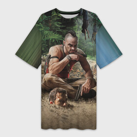 Платье-футболка 3D с принтом Far Cry в Курске,  |  | farcry | игра | фаркрай