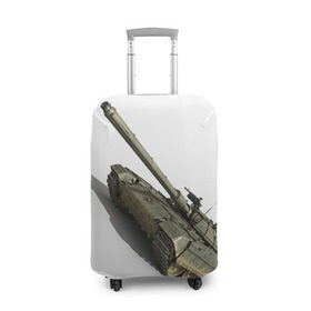 Чехол для чемодана 3D с принтом Армата 2 в Курске, 86% полиэфир, 14% спандекс | двустороннее нанесение принта, прорези для ручек и колес | 9 мая | armata | армата | военная техника | танк | техника