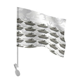 Флаг для автомобиля с принтом Армата 3 в Курске, 100% полиэстер | Размер: 30*21 см | 9 мая | armata | армата | военная техника | танк | техника